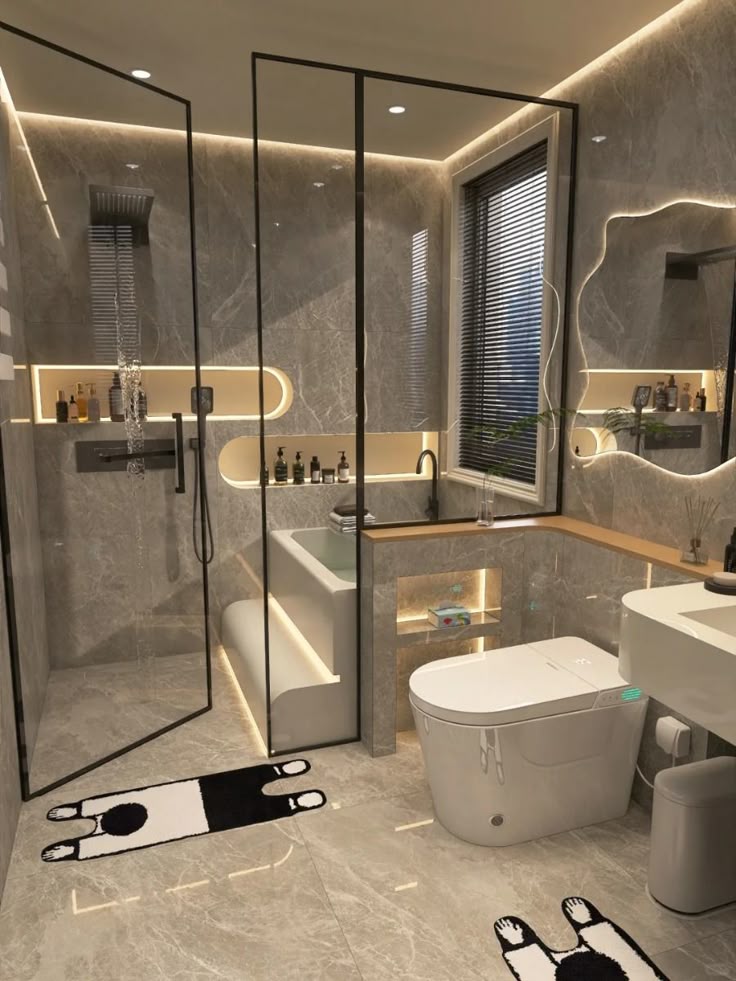 10 Ide Interior Kamar Mandi yang Nyaman dan Estetik